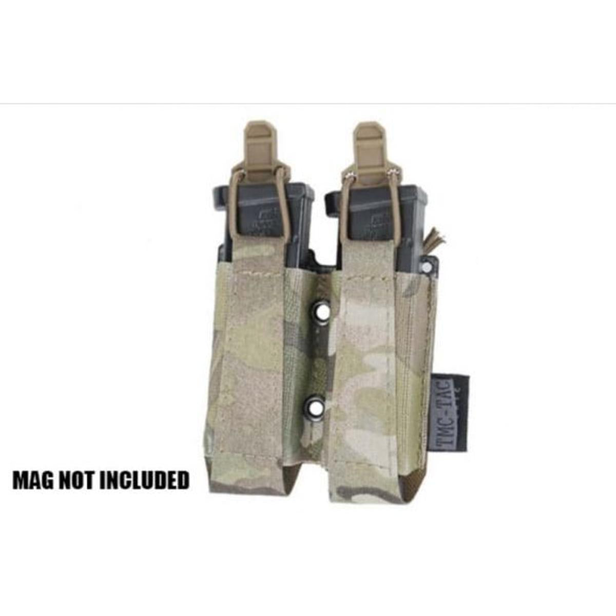 TMC デュアル エラスティック ピストル ポーチ - マルチカム-AIRSOFT GOGO エアガン・サバゲー用品通販