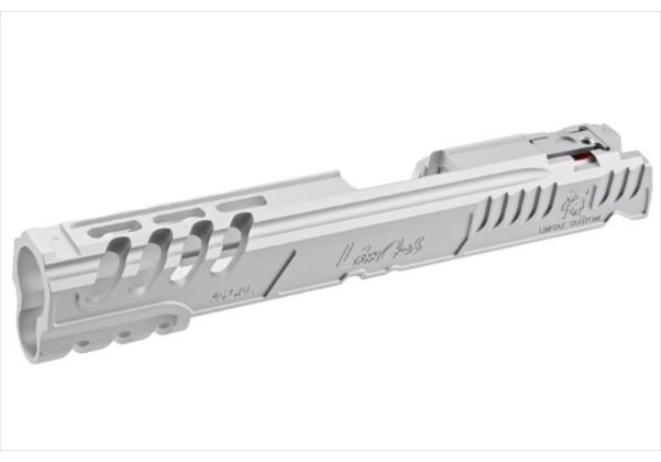 Tokyo Marui ハイキャパ/1911 GBBシリーズ用 5KU Limcat Speed Cat アルミGBBスライド - 銀(ぎん)-AIRSOFT GOGO エアガン・サバゲー用品通販
