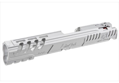 Tokyo Marui ハイキャパ/1911 GBBシリーズ用 5KU Limcat Speed Cat アルミGBBスライド - 銀(ぎん)-AIRSOFT GOGO エアガン・サバゲー用品通販