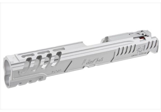 Tokyo Marui ハイキャパ/1911 GBBシリーズ用 5KU Limcat Speed Cat アルミGBBスライド - 銀(ぎん)-AIRSOFT GOGO エアガン・サバゲー用品通販