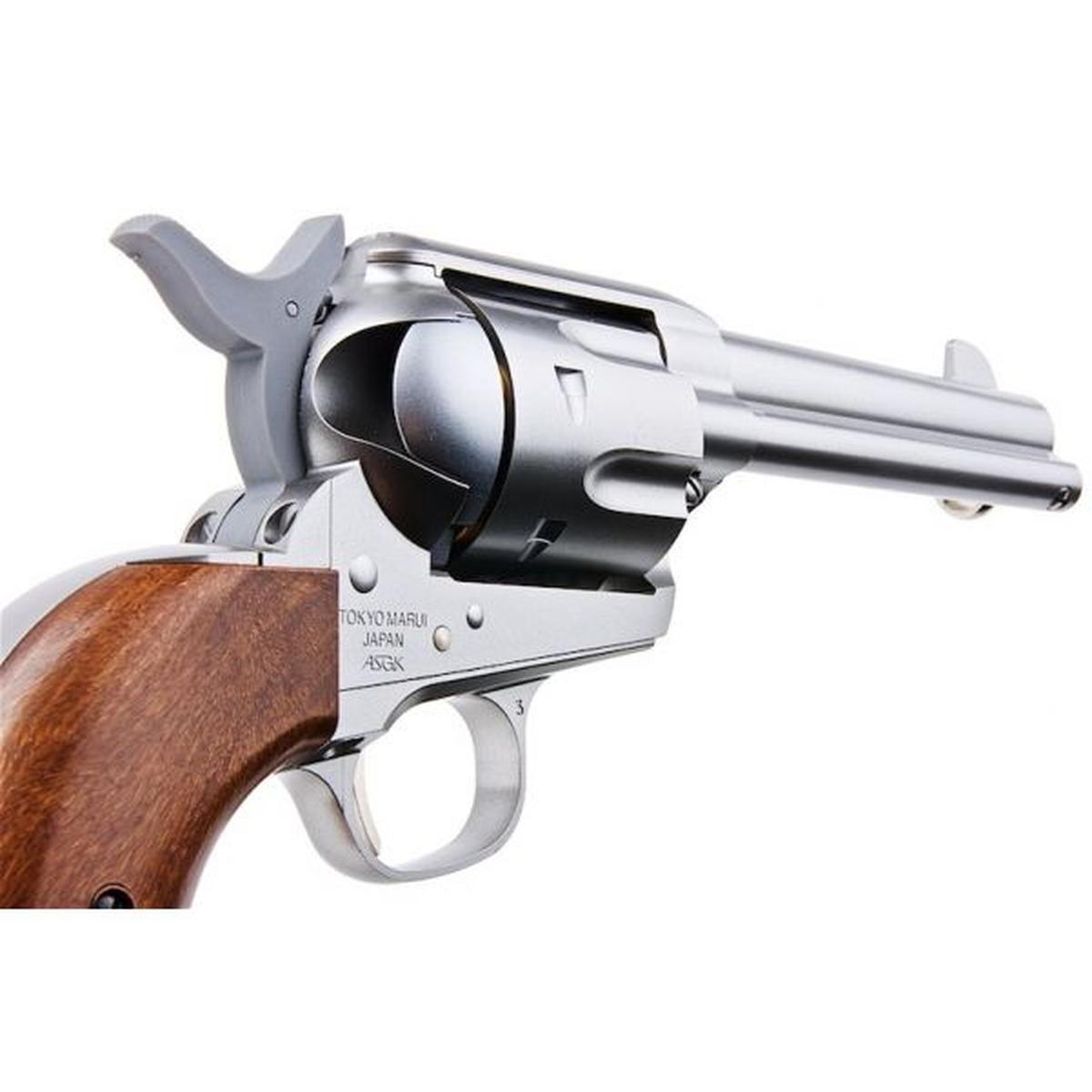 TOKYO MARUI SAA.45 シビリアン 4.75 インチ スプリング リボルバー - シルバー-AIRSOFT GOGO エアガン・サバゲー用品通販