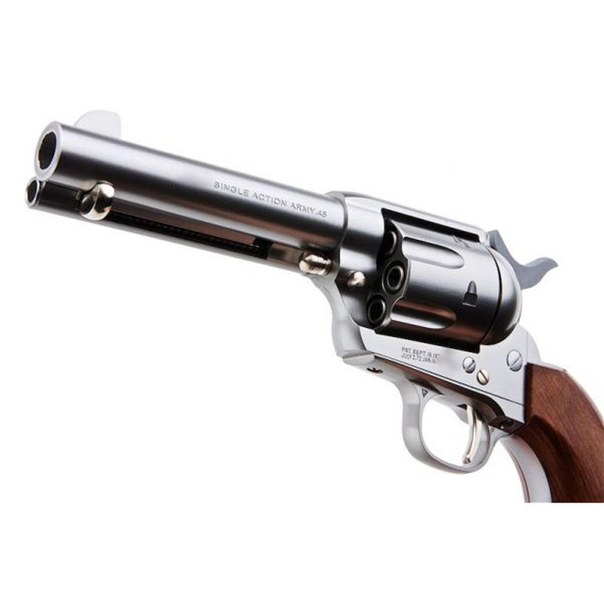 TOKYO MARUI SAA.45 シビリアン 4.75 インチ スプリング リボルバー - シルバー-AIRSOFT GOGO エアガン・サバゲー用品通販