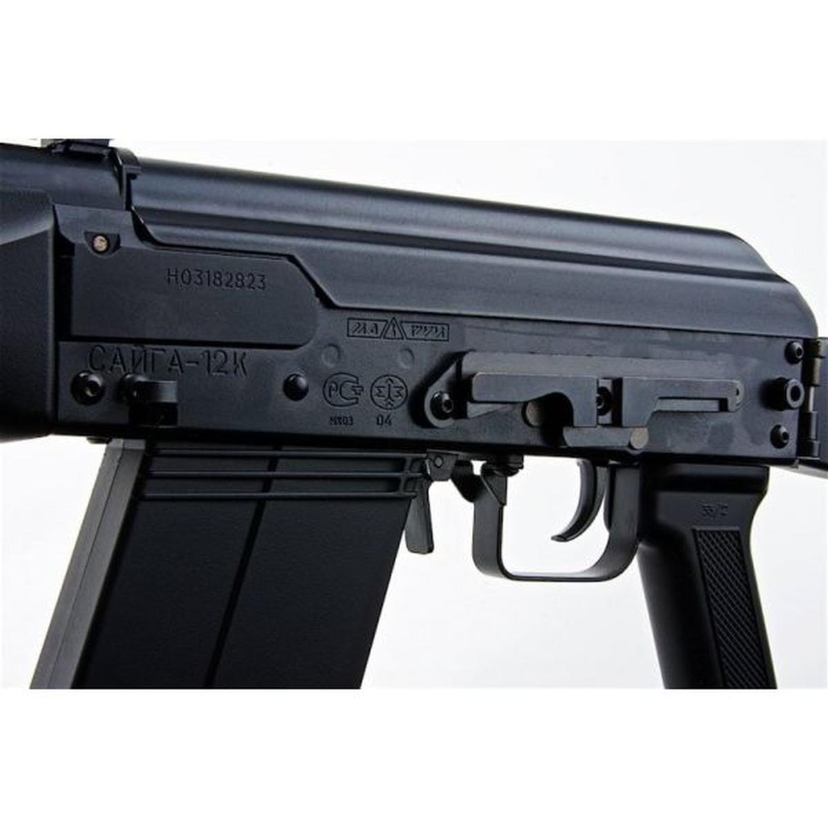 TOKYO MARUI SAIGA 12K ガスブローバックショットガン - ブラック-AIRSOFT GOGO エアガン・サバゲー用品通販