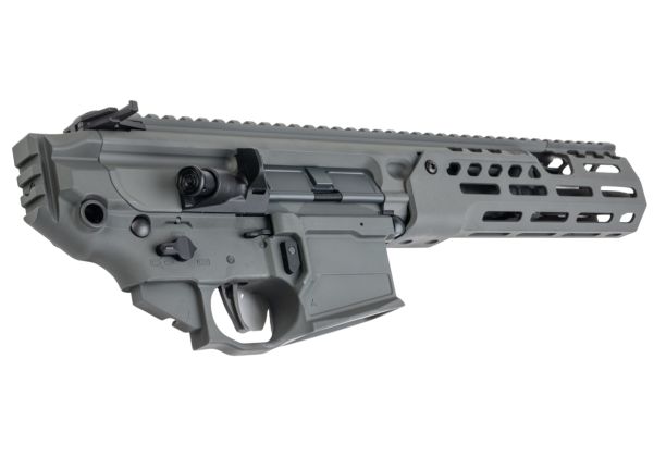 Toxicant SPEAR LT 9インチ Tokyo Marui MWS GBBR用 コンバージョンキット - グレー (CNCアルミニウム / アルミ)-AIRSOFT GOGO エアガン・サバゲー用品通販