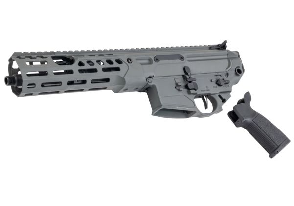 Toxicant SPEAR LT 9インチ Tokyo Marui MWS GBBR用 コンバージョンキット - グレー (CNCアルミニウム / アルミ)-AIRSOFT GOGO エアガン・サバゲー用品通販
