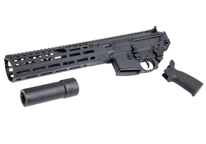 Toxicant SPEAR LT SD サプレッサー付き コンバージョンキット Tokyo Marui MWS GBBR用- ブラック (CNCアルミニウム / アルミ)-AIRSOFT GOGO エアガン・サバゲー用品通販