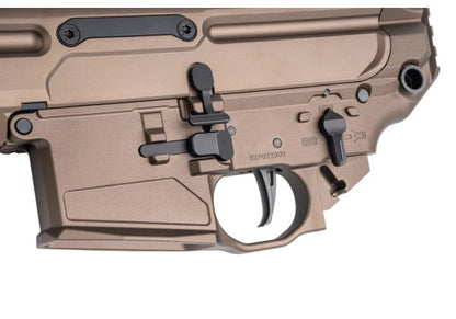 Toxicant SPEAR LT SD サプレッサー付きコンバージョンキット Tokyo Marui MWS GBBR用 - Fちゃいろ (CNCアルミニウム / アルミ)-AIRSOFT GOGO エアガン・サバゲー用品通販