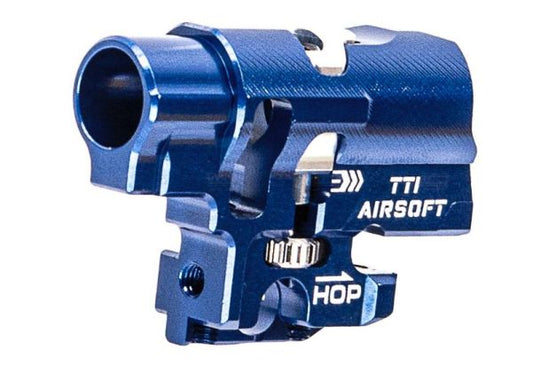 TTI Airsoft Tokyo Marui ハイキャパ GBB インフィニティ 一体型(いったいけい) フルCNC TDC ホップアップチャンバー - ブルー-AIRSOFT GOGO エアガン・サバゲー用品通販