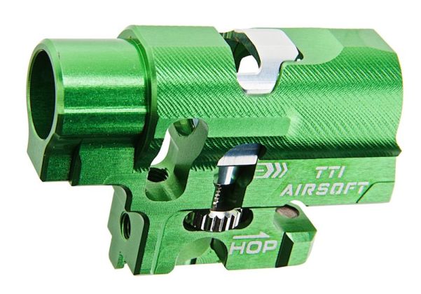 TTI Airsoft Tokyo Marui ハイキャパ GBB インフィニティ 一体型(いったいけい) フルCNC TDC ホップアップチャンバー - グリーン-AIRSOFT GOGO エアガン・サバゲー用品通販