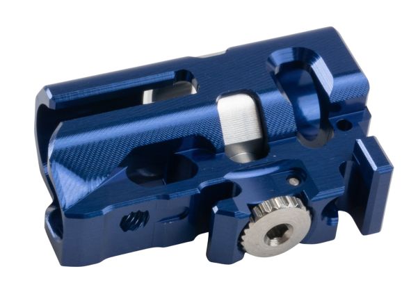 TTIエアソフト Tokyo Marui G17 Gen5 MOS & G19 GBB インフィニティ 一体型(いったいけい) フルCNC TDC ホップアップチャンバー - ブルー-AIRSOFT GOGO エアガン・サバゲー用品通販