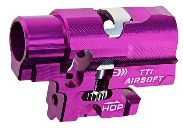 TTIエアソフト Tokyo Marui ハイキャパ GBB インフィニティ 一体型(いったいけい) フルCNC TDC ホップアップチャンバー - 紫-AIRSOFT GOGO エアガン・サバゲー用品通販