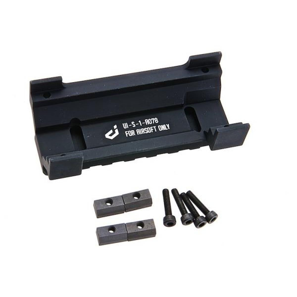 ULTIMA INDUSTRIES G3 / MP5 シリーズ ユニバーサル ローマウント レール (ショート タイプ A - 84MM)-AIRSOFT GOGO エアガン・サバゲー用品通販