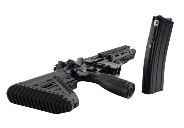 Umarex Lightning Series HK416A5 GBBエアソフトライフル - ブラック (CGS製)-AIRSOFT GOGO エアガン・サバゲー用品通販