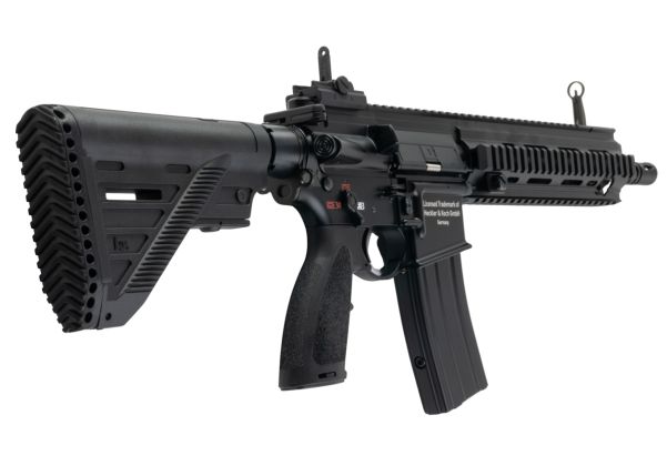 Umarex Lightning Series HK416A5 GBBエアソフトライフル - ブラック (CGS製)-AIRSOFT GOGO エアガン・サバゲー用品通販