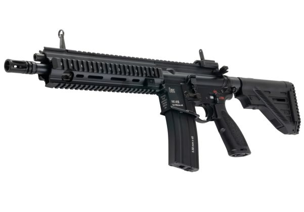 Umarex Lightning Series HK416A5 GBBエアソフトライフル - ブラック (CGS製)-AIRSOFT GOGO エアガン・サバゲー用品通販