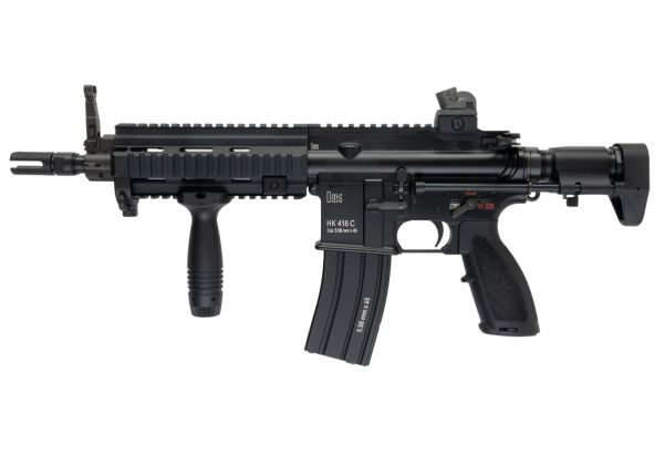 Umarex Lightning Series HK416C GBBエアソフトライフル - ブラック (CGS製)-AIRSOFT GOGO エアガン・サバゲー用品通販
