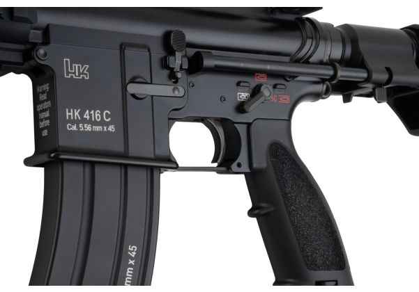 Umarex Lightning Series HK416C GBBエアソフトライフル - ブラック (CGS製)-AIRSOFT GOGO エアガン・サバゲー用品通販