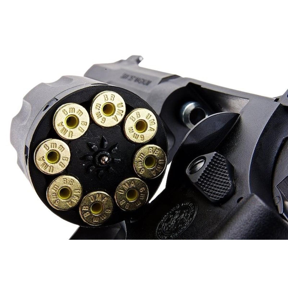 UMAREX スミス & ウェッソン M&P R8 6MM CO2 エアソフト リボルバー - ブラック (WINGUN 製)-AIRSOFT GOGO エアガン・サバゲー用品通販