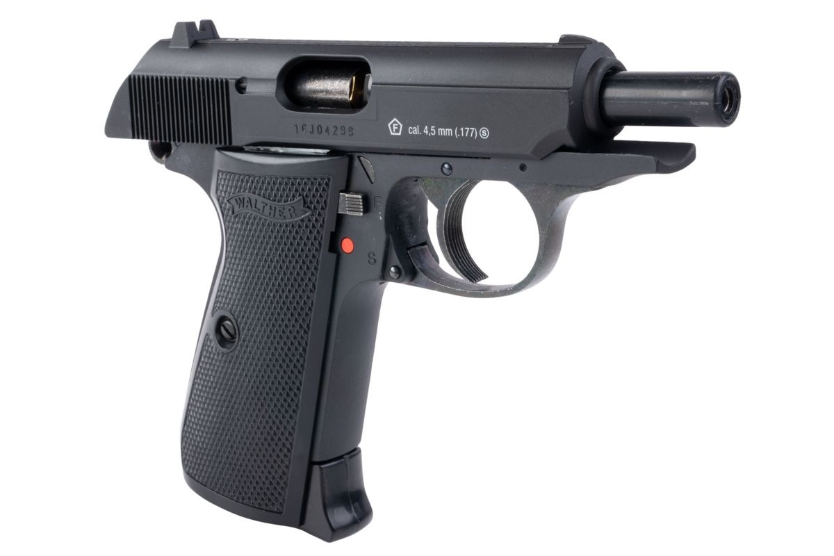 Umarex Walther PPK/S エアガン (4.5mm CO2 ブローバック) - ブラック-AIRSOFT GOGO エアガン・サバゲー用品通販