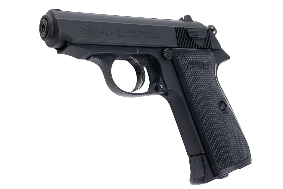 Umarex Walther PPK/S エアガン (4.5mm CO2 ブローバック) - ブラック-AIRSOFT GOGO エアガン・サバゲー用品通販