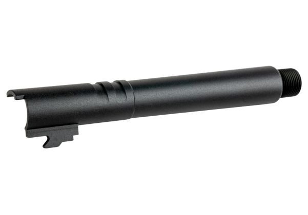 Unicorn Airsoft Tokyo Marui ハイキャパ 5.1 GBB 固定スクリュー式アウターバレル - ブラック (14mm CCW)-AIRSOFT GOGO エアガン・サバゲー用品通販