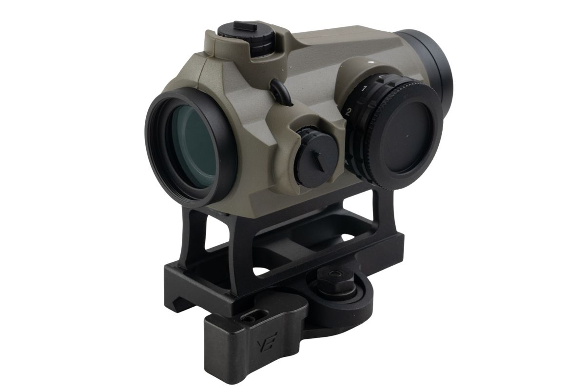 Vector Optics Maverick-III 1x22 赤ドットサイト（ゴムカバー付き）- FDE-AIRSOFT GOGO エアガン・サバゲー用品通販