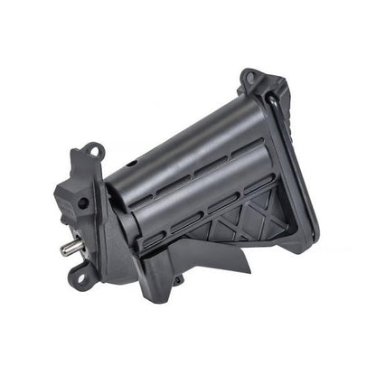 VFC M249 GBB エアガン 5 ポジション折りたたみ式ストック キット セット - ブラック-AIRSOFT GOGO エアガン・サバゲー用品通販