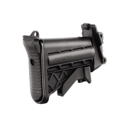 VFC M249 GBB エアガン 5 ポジション折りたたみ式ストック キット セット - ブラック-AIRSOFT GOGO エアガン・サバゲー用品通販