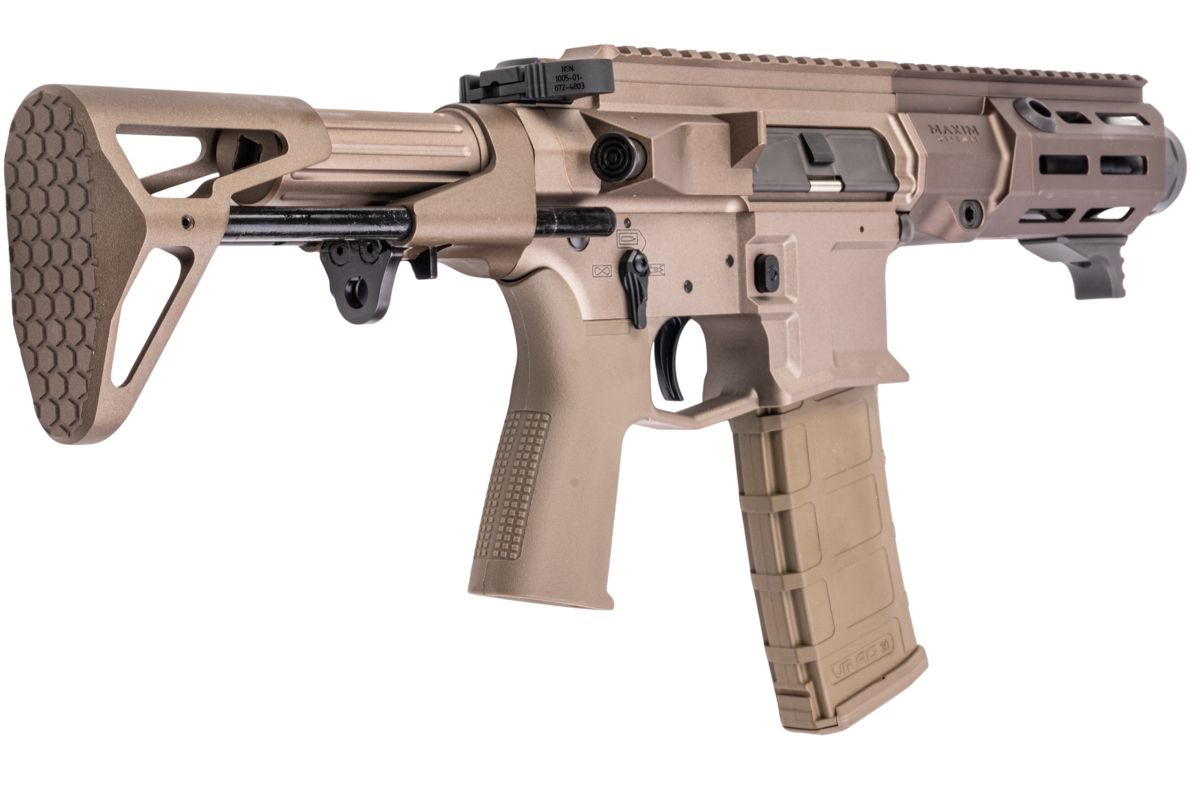 VFC MAXIM Defense PDX SBR エアソフト GBB ライフル - TAN-AIRSOFT GOGO エアガン・サバゲー用品通販