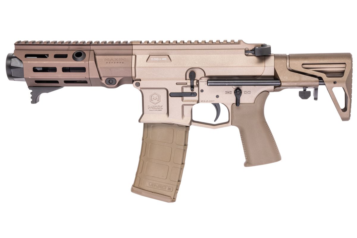 VFC MAXIM Defense PDX SBR エアソフト GBB ライフル - TAN-AIRSOFT GOGO エアガン・サバゲー用品通販