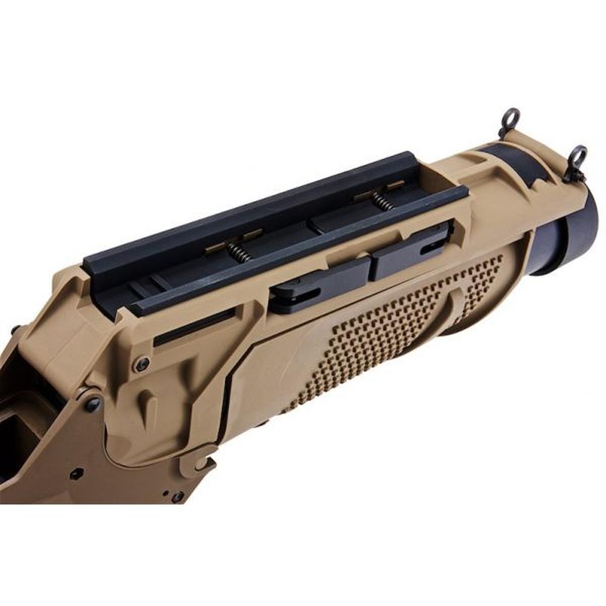 VFC MK13 MOD 0 強化型グレネードランチャー モジュール (タン、標準バージョン)-AIRSOFT GOGO エアガン・サバゲー用品通販