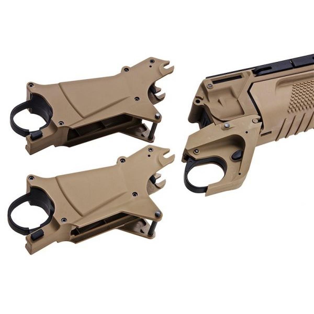 VFC MK13 MOD 0 強化型グレネードランチャー モジュール (タン、デラックス バージョン)-AIRSOFT GOGO エアガン・サバゲー用品通販