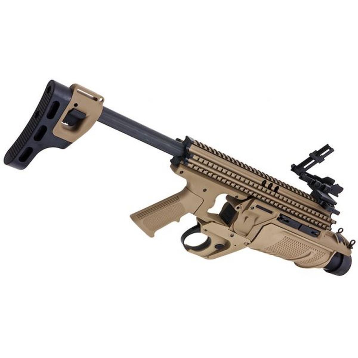 VFC MK13 MOD 0 強化型グレネードランチャー モジュール (タン、デラックス バージョン)-AIRSOFT GOGO エアガン・サバゲー用品通販