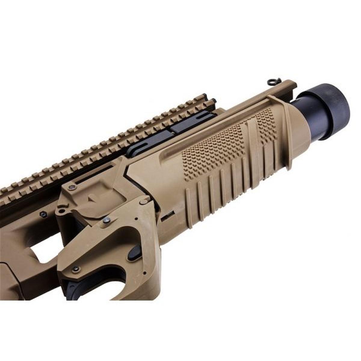 VFC MK13 MOD 0 強化型グレネードランチャー モジュール (タン、デラックス バージョン)-AIRSOFT GOGO エアガン・サバゲー用品通販