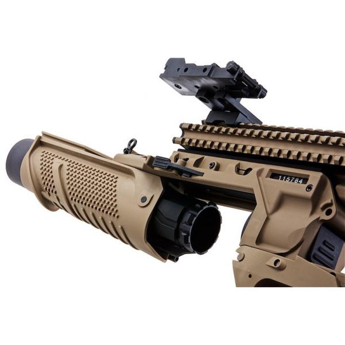 VFC MK13 MOD 0 強化型グレネードランチャー モジュール (タン、デラックス バージョン)-AIRSOFT GOGO エアガン・サバゲー用品通販