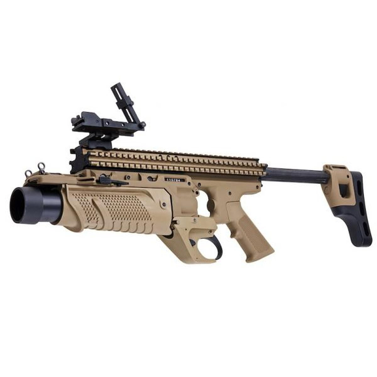 VFC MK13 MOD 0 強化型グレネードランチャー モジュール (タン、デラックス バージョン)-AIRSOFT GOGO エアガン・サバゲー用品通販