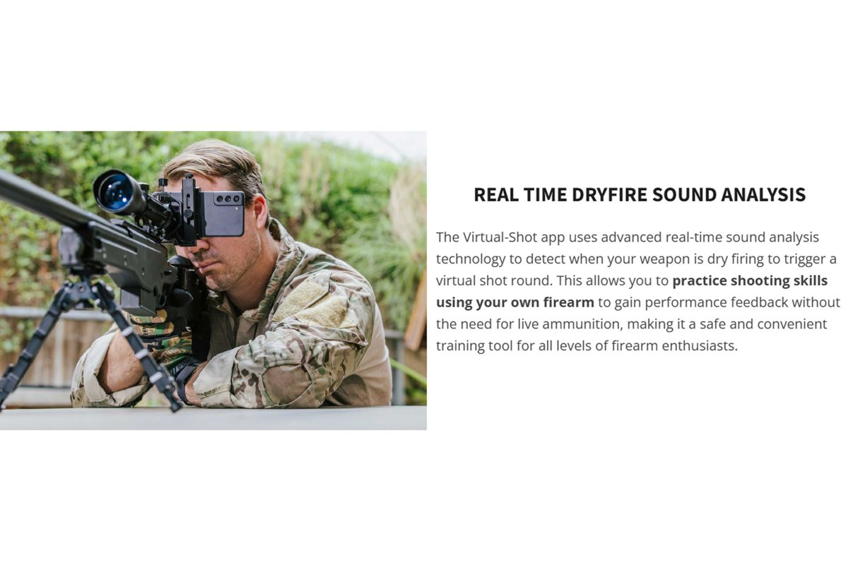 Virtual Shot射撃シミュレーター用ピカティニーマウント - ブラック-AIRSOFT GOGO エアガン・サバゲー用品通販