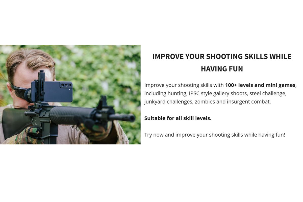 Virtual Shot射撃シミュレーター用ピカティニーマウント - ブラック-AIRSOFT GOGO エアガン・サバゲー用品通販