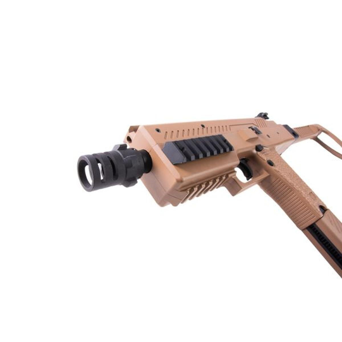 Vorsk VMP-1 GBB SMG マガジン 2 個とサプレッサー付き - タン-AIRSOFT GOGO エアガン・サバゲー用品通販