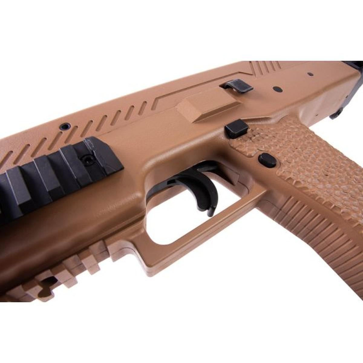 Vorsk VMP-1 GBB SMG マガジン 2 個とサプレッサー付き - タン-AIRSOFT GOGO エアガン・サバゲー用品通販
