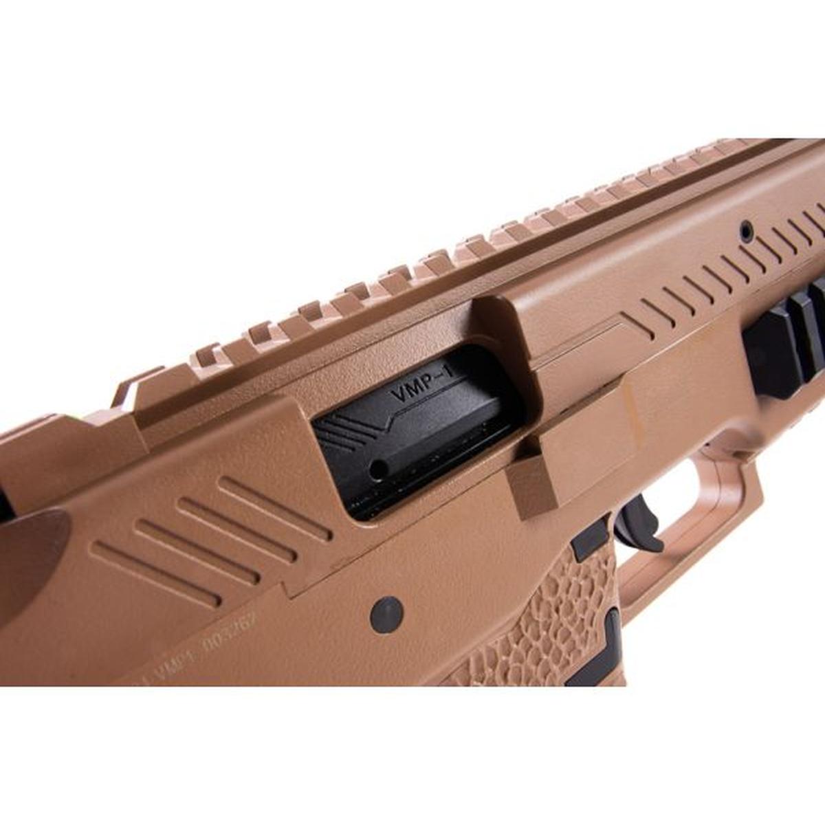 Vorsk VMP-1 GBB SMG マガジン 2 個とサプレッサー付き - タン-AIRSOFT GOGO エアガン・サバゲー用品通販