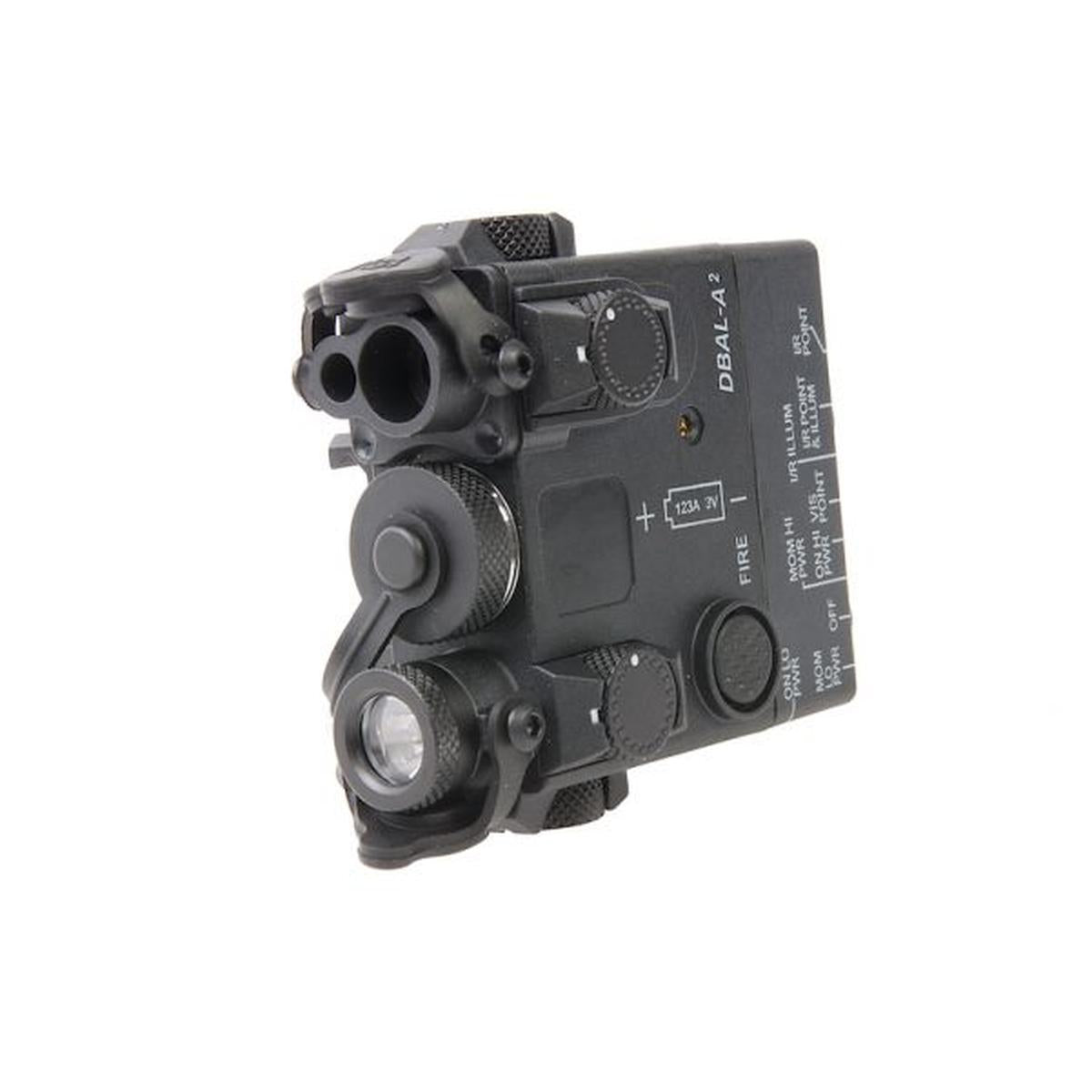 WADSN DBAL-A2 照準装置 (赤と緑のレーザー) - 黒-AIRSOFT GOGO エアガン・サバゲー用品通販