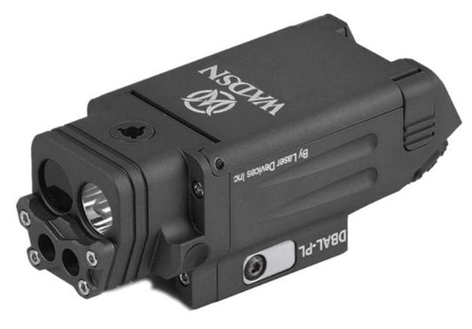 WADSN DBAL PL デュアルピストルウェポンライト 赤色レーザーおよび IR 機能付き - ブラック-AIRSOFT GOGO エアガン・サバゲー用品通販