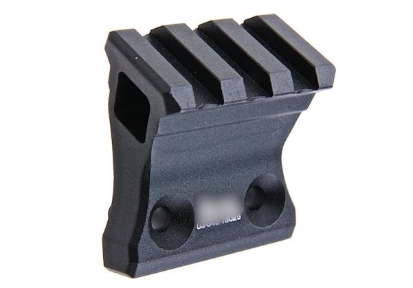 WADSN DDスタイル 45度 M-Lokオフセット光学レイルマウント - ブラック-AIRSOFT GOGO エアガン・サバゲー用品通販