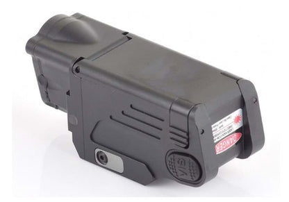 WADSN SBAL PL ピストル武器 LED ライト 赤色レーザー付き - ブラック-AIRSOFT GOGO エアガン・サバゲー用品通販