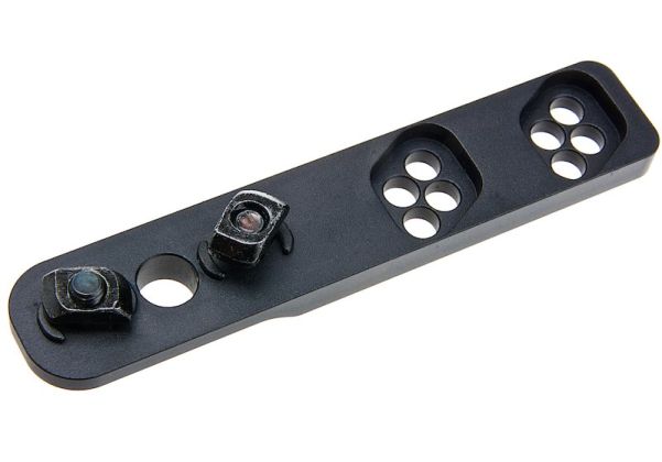 WADSN Thorntail Keymod & M-LOK インラインライトマウント - ブラック-AIRSOFT GOGO エアガン・サバゲー用品通販