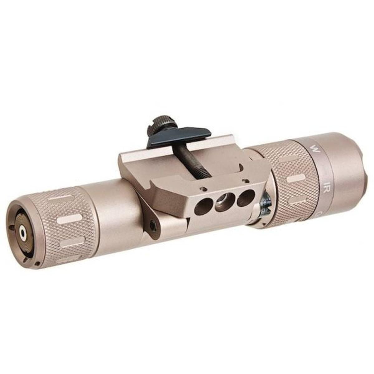 WADSN WMX200 懐中電灯 / ウェポンライト スイッチと回転折りたたみマウント付き - DE-AIRSOFT GOGO エアガン・サバゲー用品通販