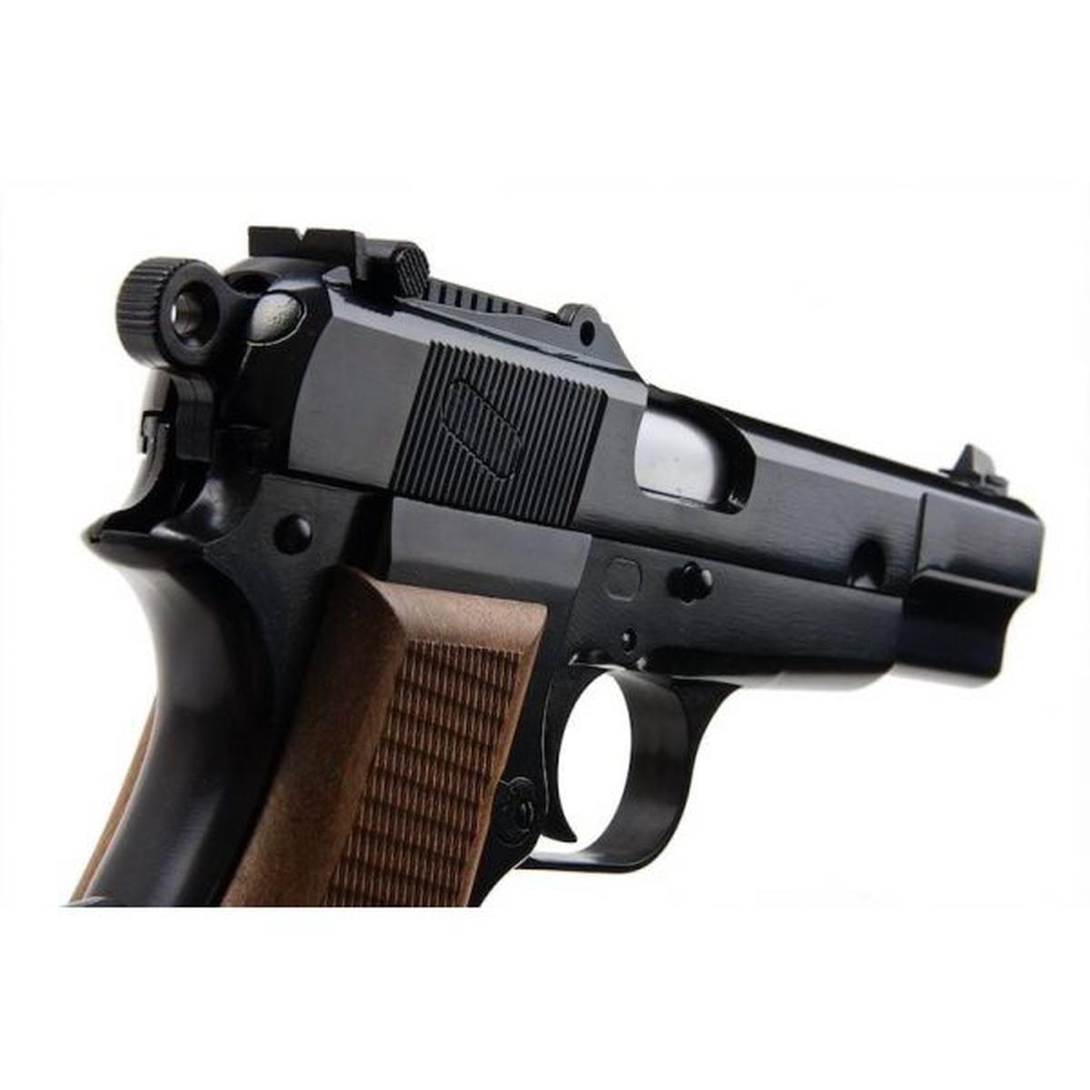 WE 新品 BROWNING HI POWER MK1 W/ ストック GBB エアソフト ピストル - ブラック-AIRSOFT GOGO エアガン・サバゲー用品通販