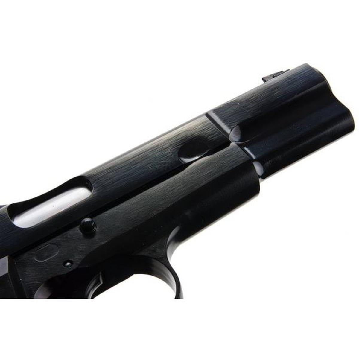 WE 新品 BROWNING HI POWER MK1 W/ ストック GBB エアソフト ピストル - ブラック-AIRSOFT GOGO エアガン・サバゲー用品通販