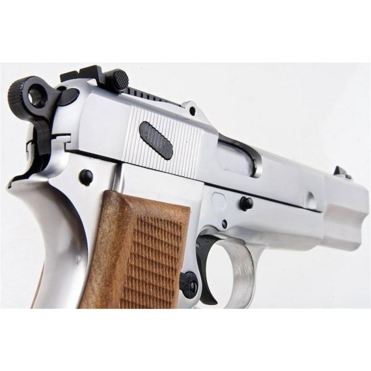 WE 新品 BROWNING HI POWER MK1 W/ ストック GBB エアソフト ピストル - シルバー-AIRSOFT GOGO エアガン・サバゲー用品通販